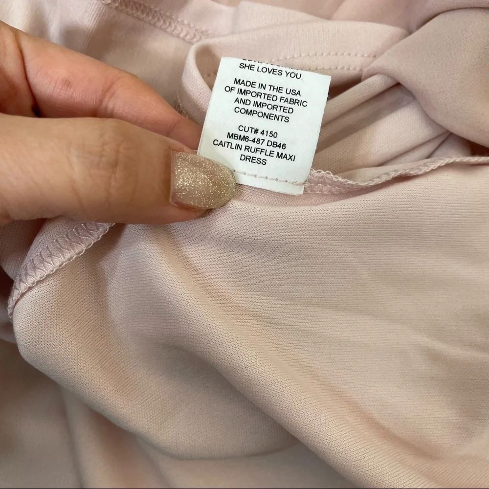 NWOT Show Me Your Mumu Caitlin Ruffle Maxi Dress - Picture 6 of 8